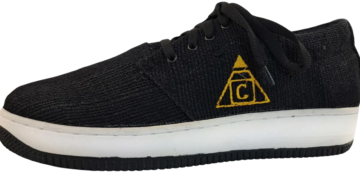 Capstone Hemp Canvas Sneaker, Black