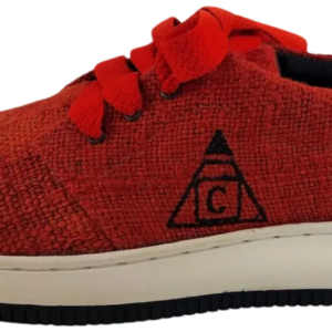 Capstone Hemp Canvas Sneaker, Red