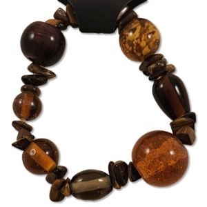 Amber Glass Scavenger Bracelet