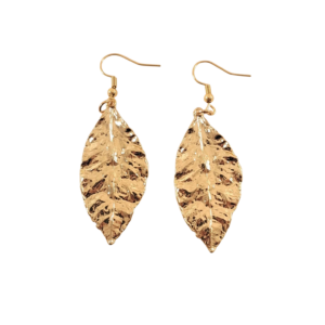 Gold Leaf Earrings