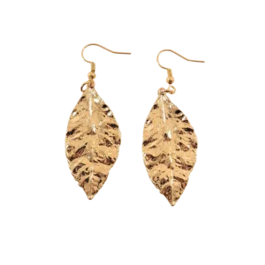 Gold Leaf Earrings