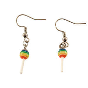 Rainbow Sucker Earrings