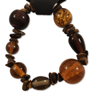 Amber Glass Scavenger Bracelet