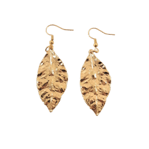 Gold Leaf Earrings