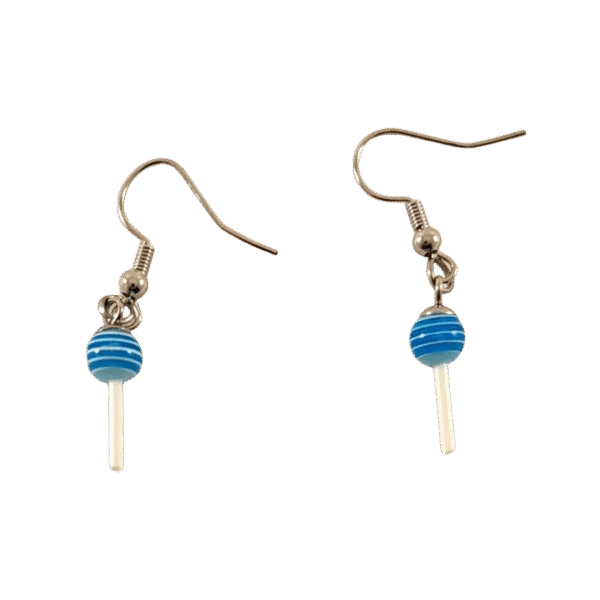 Blue Sucker Earrings