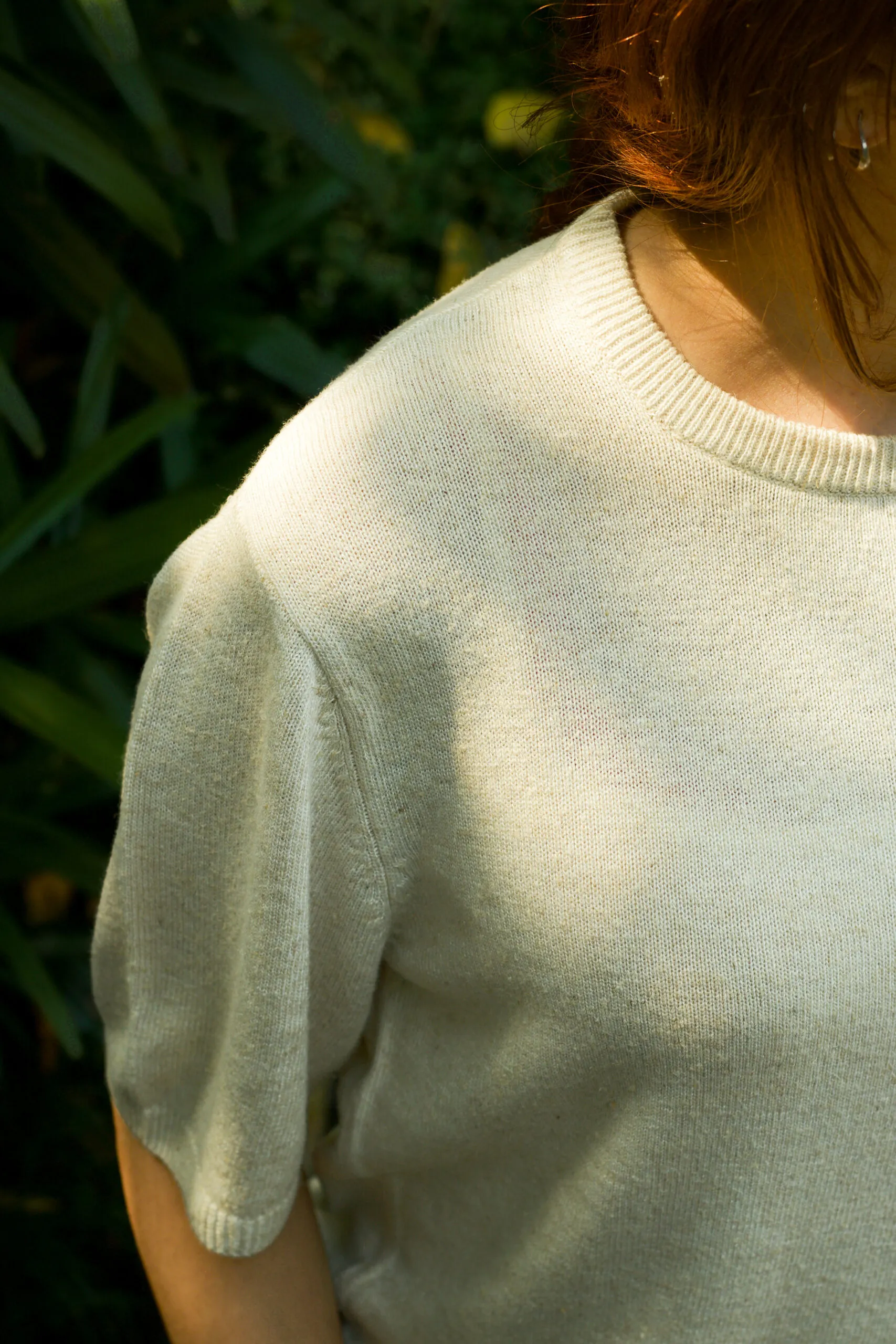 Half Sleeve Hemp Knitted Tshirt - Image 5