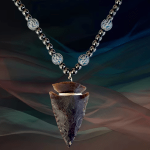 Stone Arrowhead Necklace